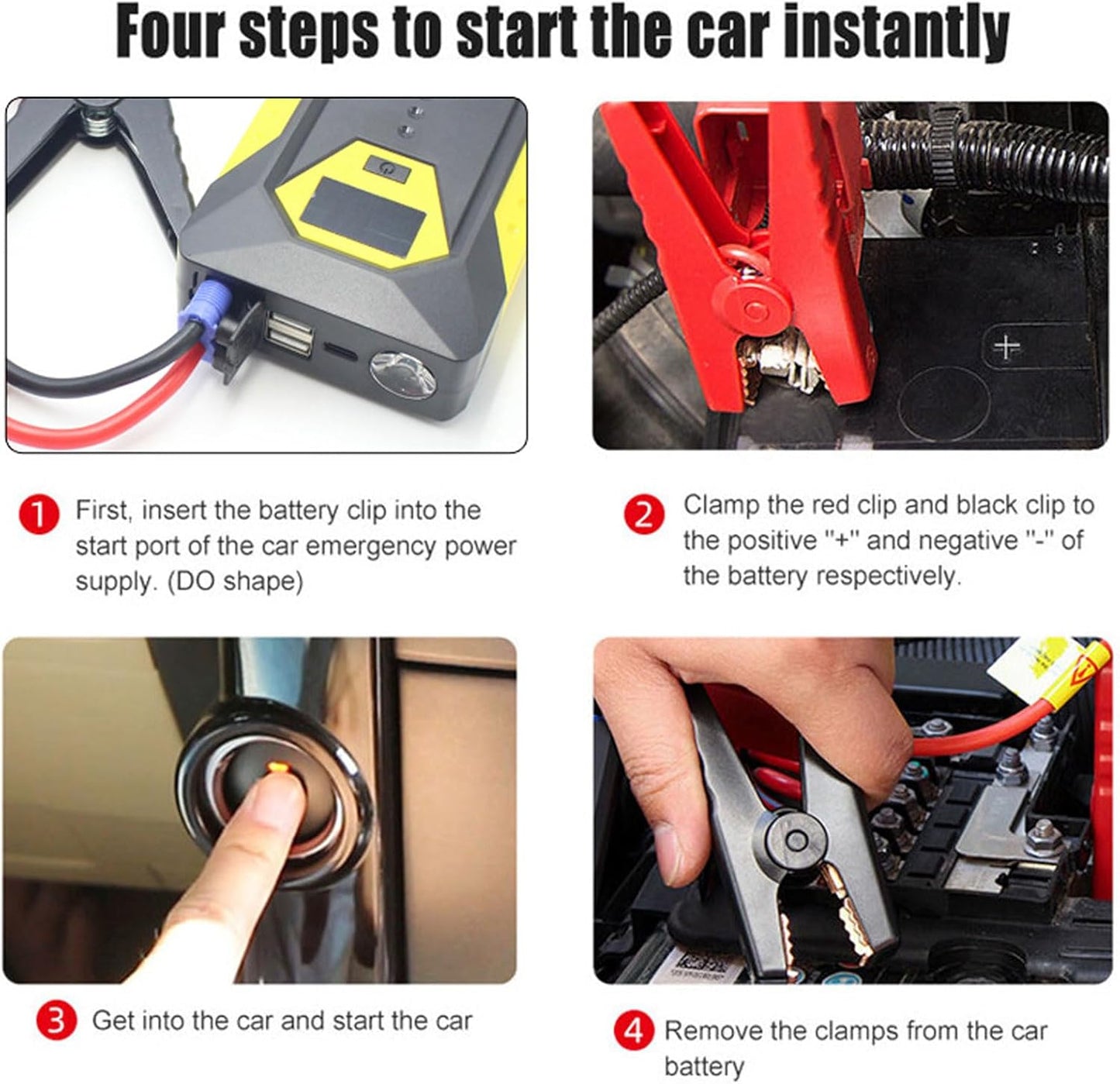 Arrancador de batería de coche (12V)