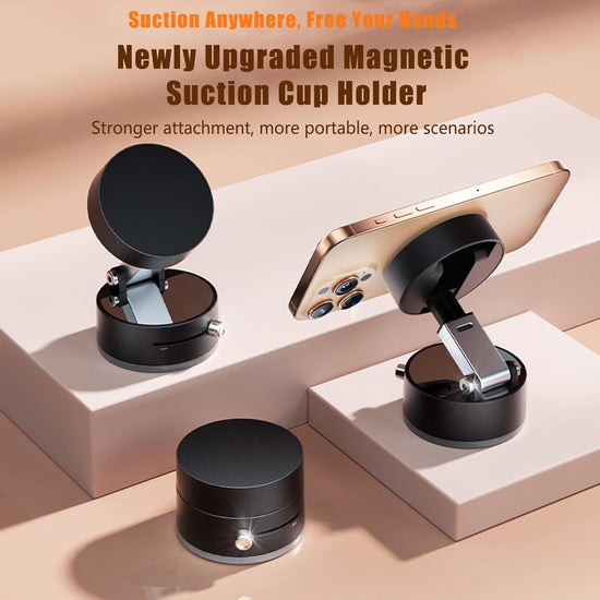 Soporte de teléfono con ventosa giratoria de 360°
